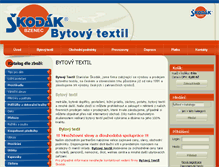 Tablet Screenshot of bytovy-textil-skodak.cz